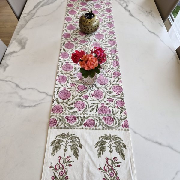 Chemin de table Blockprint Anar-e-Shirin