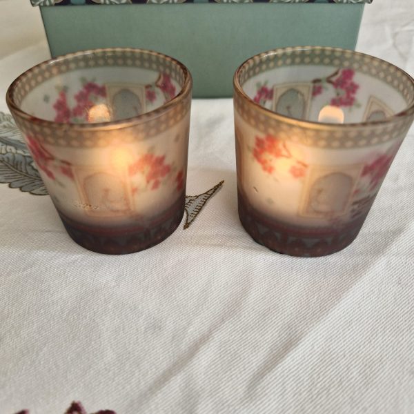 Photophore en verre x2 Bagh